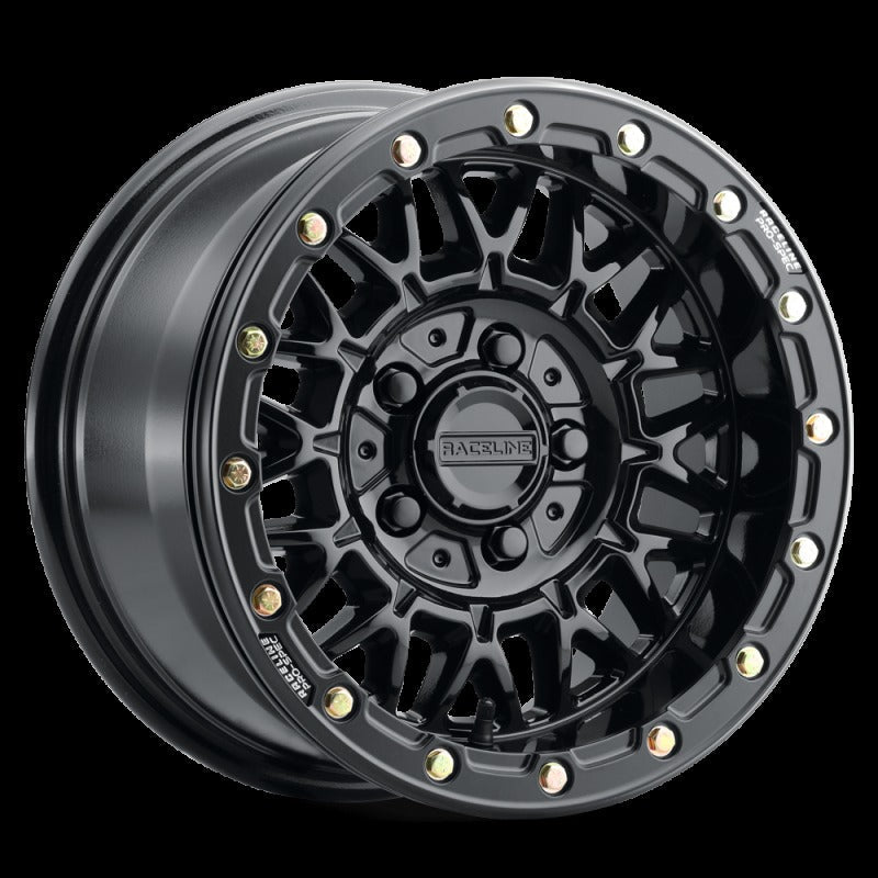 Raceline A15 Omega 15x8in / 4x156 BP / 0mm Offset / 132.5mm Bore - Gloss Black