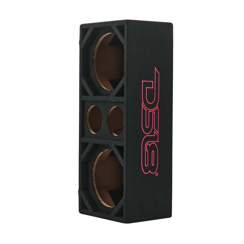 DS18 Ported Enclosure w/ 2x 8in Mids & 2x 3.6in (Not Included)- Black Carpet