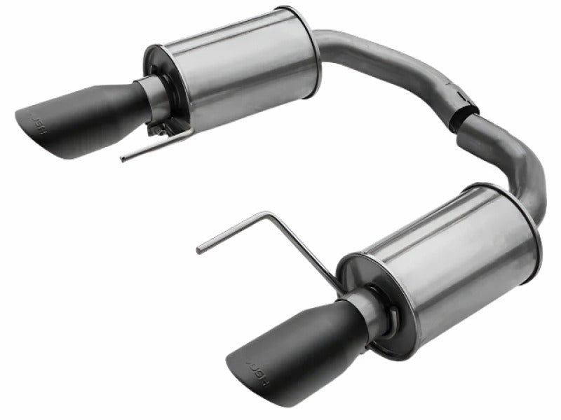 Roush 15-26 Mustang V6 / EcoBoost Black Tip Axle Back Exhaust