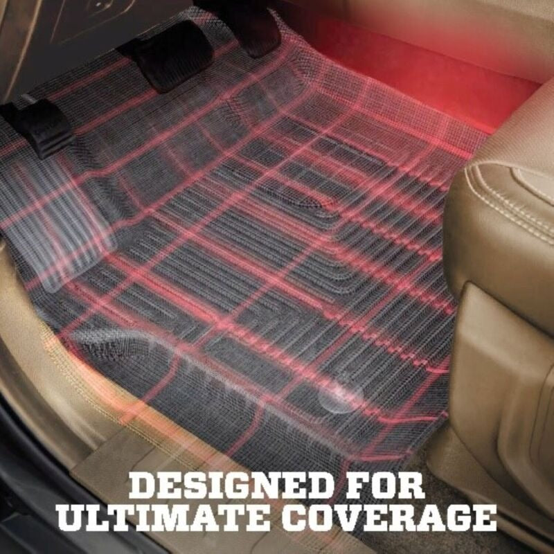 Husky Liners 08-20 Dodge Grand Caravan Weatherbeater Front & 2nd Seat Floor Liners - Black