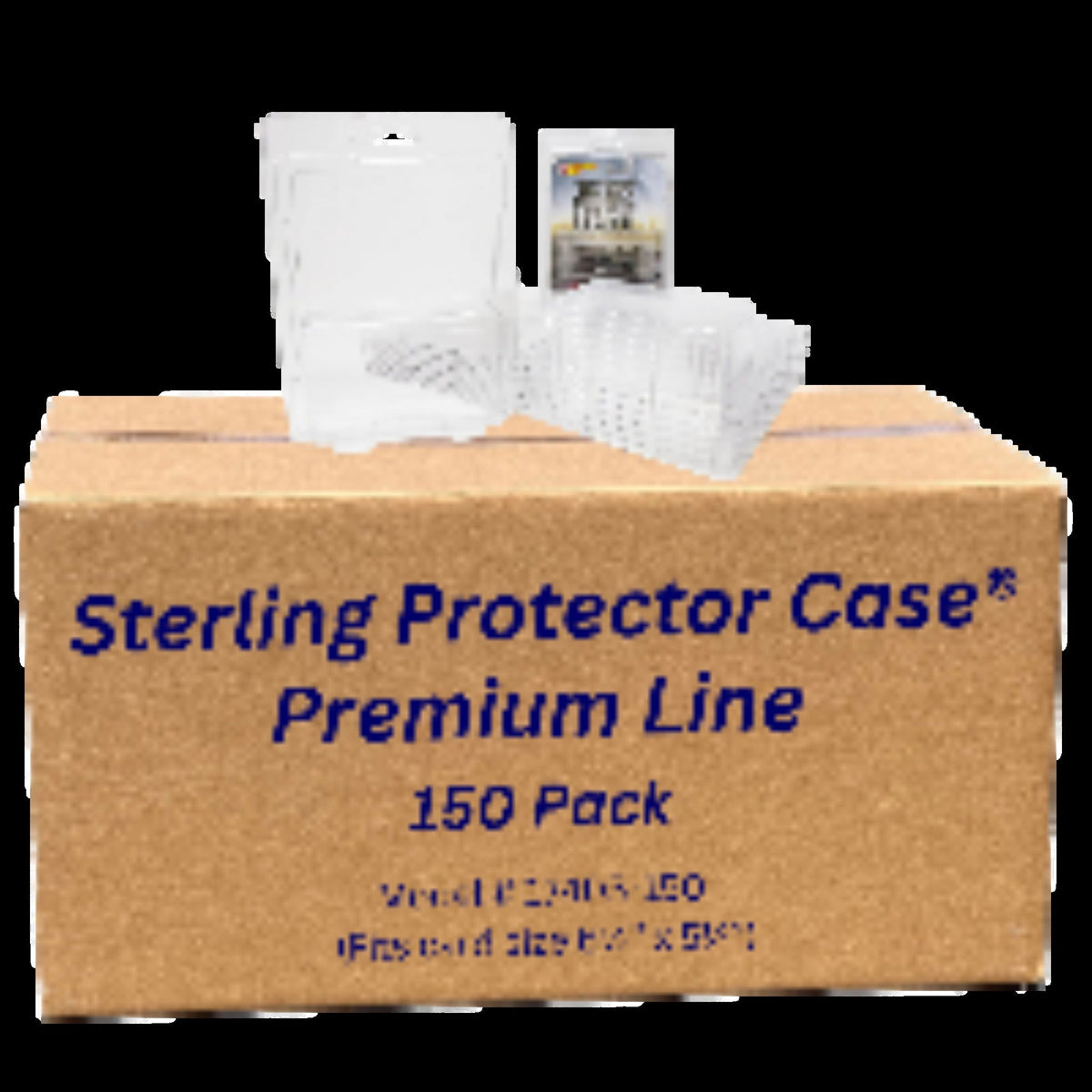 Sterling Protector Case Premium Line 150 Pack Wholesale - Fits Card Size 6.5” x 5.25”