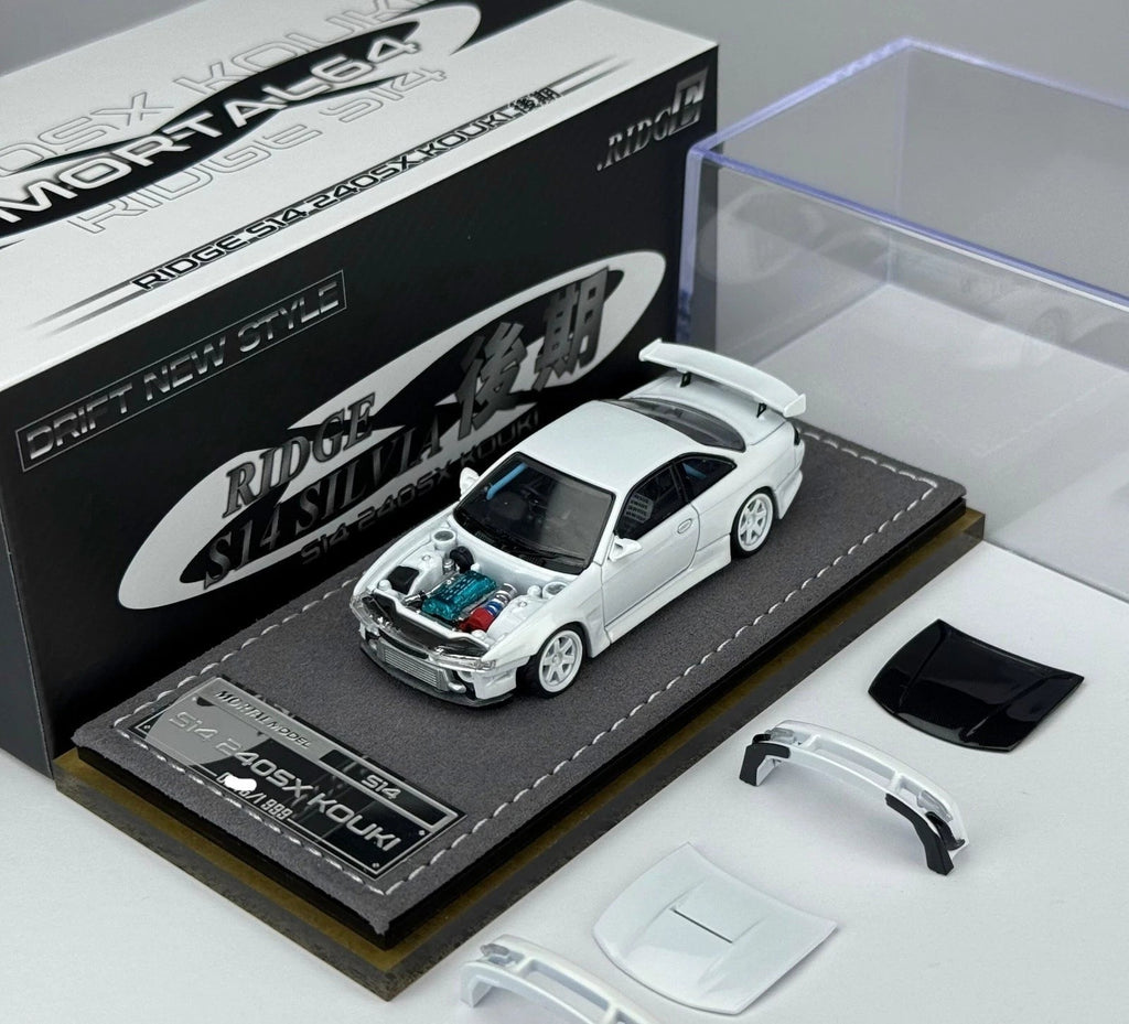 Mortal 1/64 Nissan Ridge Silvia S14 240SX Kouki (2 Colors)