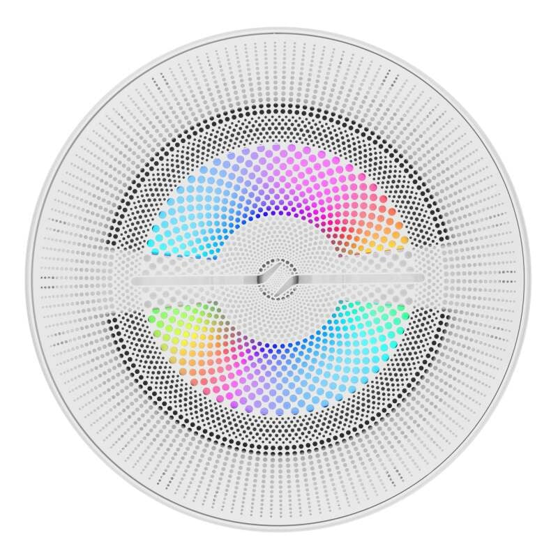 DS18 8in 2-Way 175 Watts RMS 4ohm Digital LED Lights Bullet Tweeter White