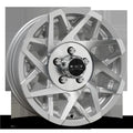 HD Trailer Canyon 14x5.5 +0 5x114.3mm 83mm Gloss Silver/Machined Face