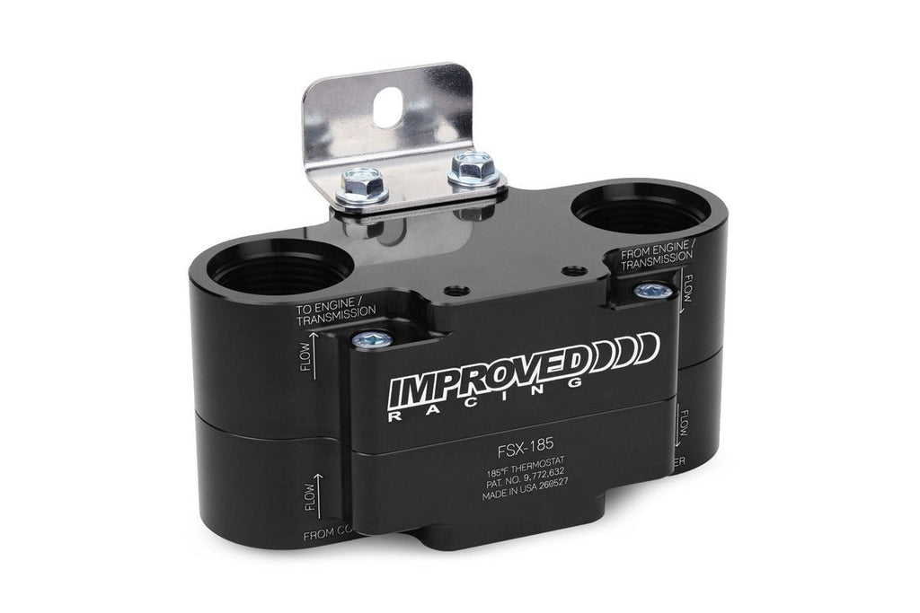 Improved Racing Flow Series Extreme -16AN Engine Oil Cooler Thermostat, 185°F