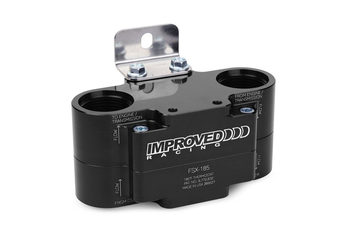 Improved Racing Flow Series Extreme -16AN Engine Oil Cooler Thermostat, 185°F