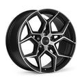 Enkei Quest 19x8.5 / 5x114.3 BP / ET35 / 64.1mm Bore - Matte Black Machining Wheel