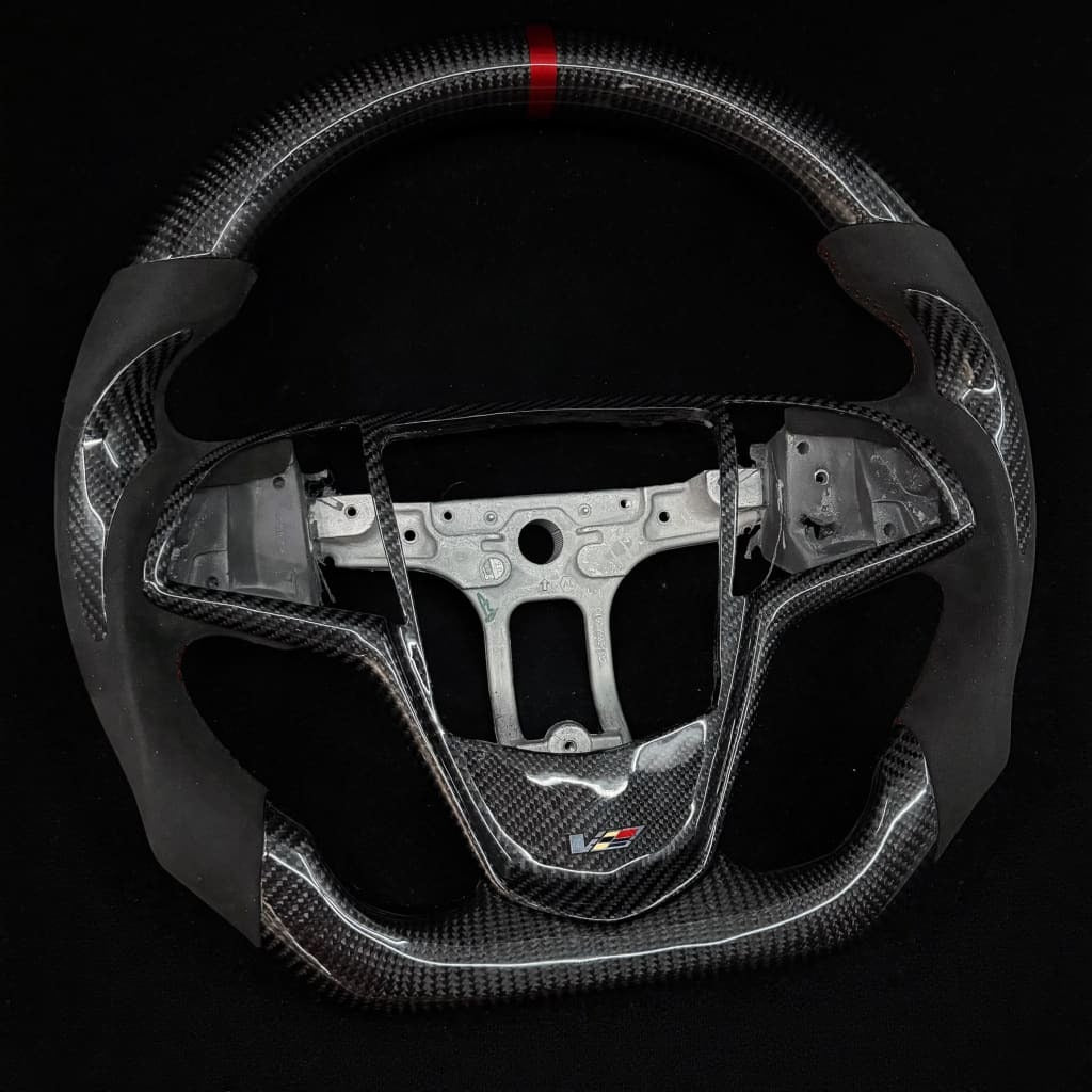 IN STOCK - 2013-2019 Cadillac ATS/CTS Carbon Fiber Steering Wheel(NO Paddle Shifters)