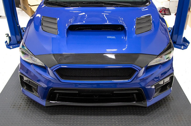 OLM Carbon Fiber Upper Front Bumper Cover - 2015-2021 Subaru WRX / STI