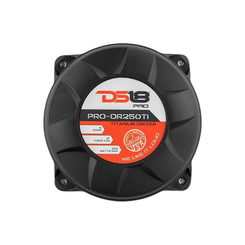 DS18 1in Drivers Twist-On Throat 200 Watts RMS 2in Titanium Vc 8 ohm