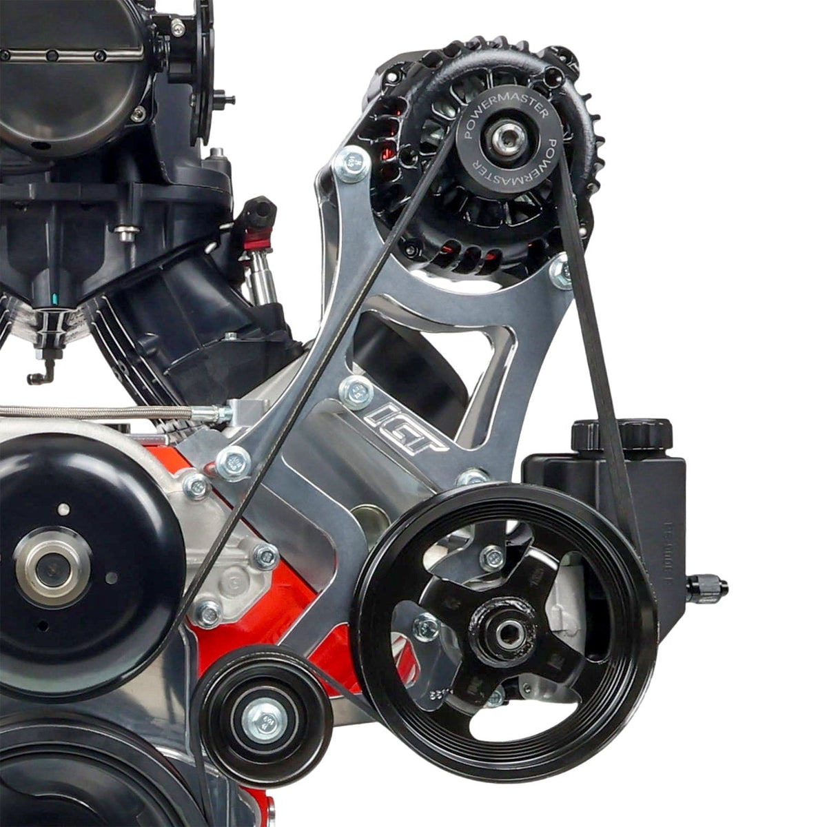 ICT BILLET LS Truck - High Mount LS Alternator / Power Steering Pump Bracket Kit