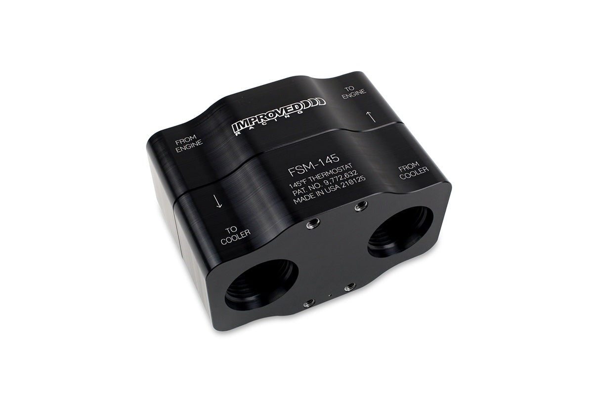 Improved Racing High-Flow Inline Oil Cooler Thermostat, 135°F