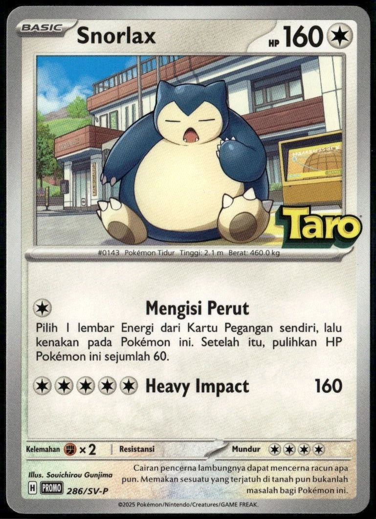 (Indonesian) Pokémon TCG: Taro Promo Pack