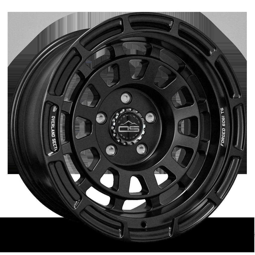 Overland Sector Badlander Forged 17x9 -18 5x127mm 71.5mm All Satin Black