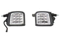 OLM USDM LED Front Turn Signal Housings - Clear Lens with Chrome Reflector - 2015-2017 Subaru WRX / STI