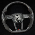 IN STOCK - 2021-2025 Audi B9.5 A/S/RS 4/5 S/RS Q7/8 Carbon Fiber Steering Wheel