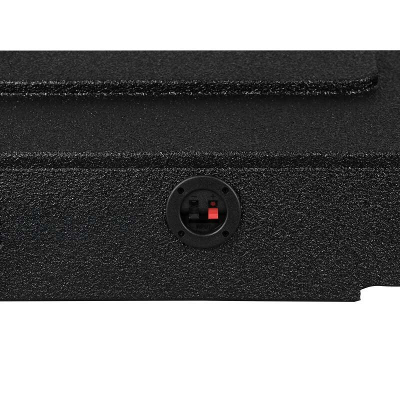 DS18 2x 8in Forward Firing Underseat Ported Box Subwoofer Enclosure Black Liner- Chevy/GMC/Ford