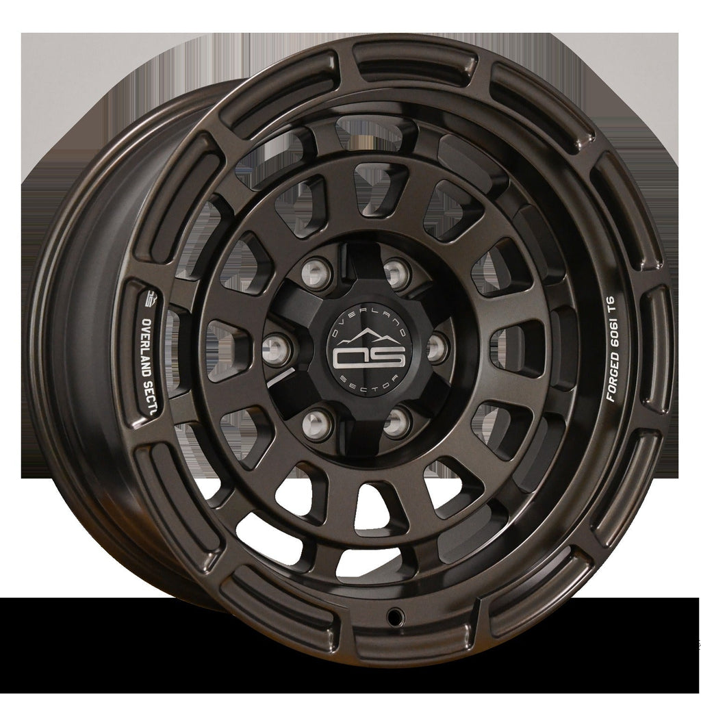 Overland Sector Badlander Forged 17x9 +0 6x135/6x139.7mm 106.1mm All Satin Bronze