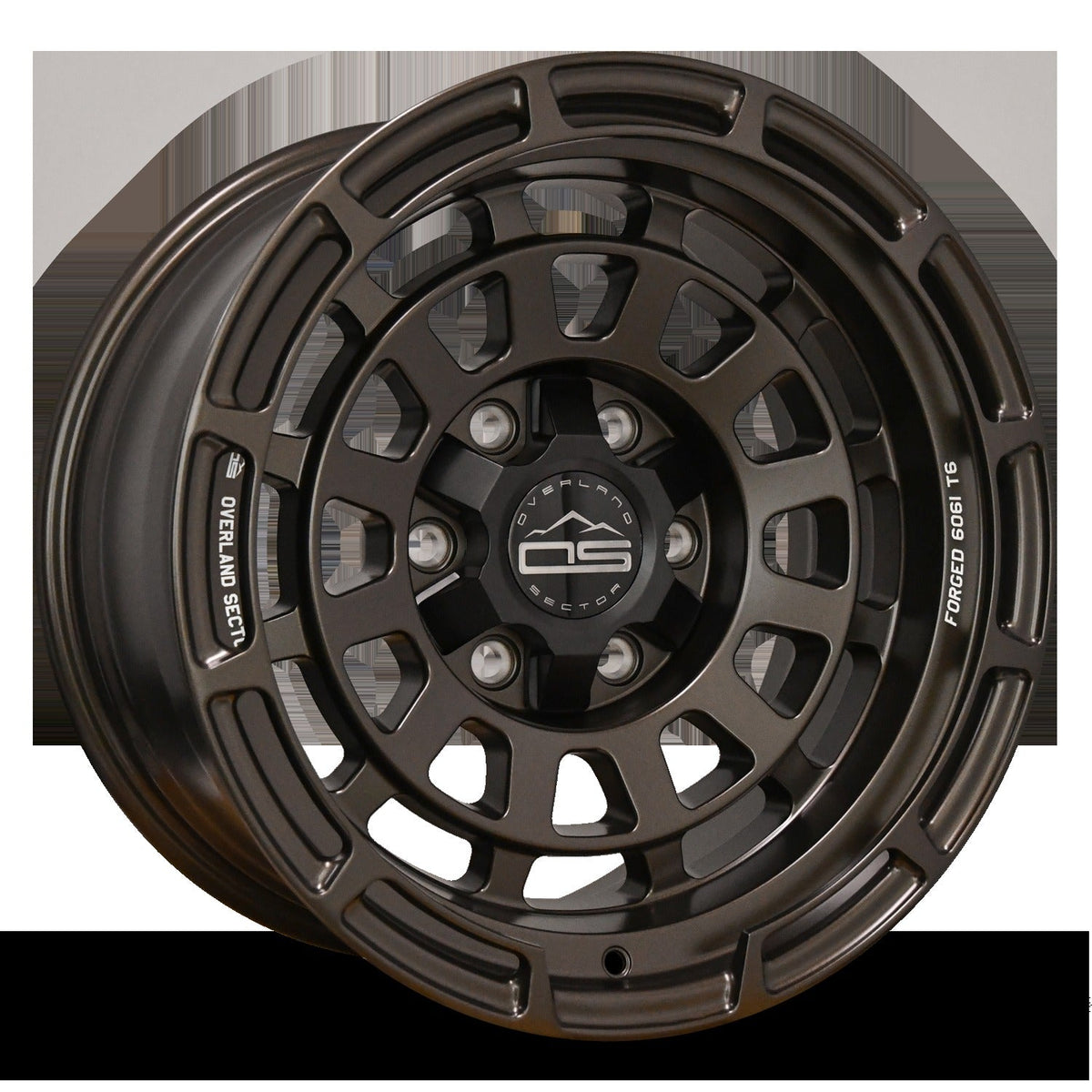 Overland Sector Badlander Forged 17x9 +0 6x135/6x139.7mm 106.1mm All Satin Bronze