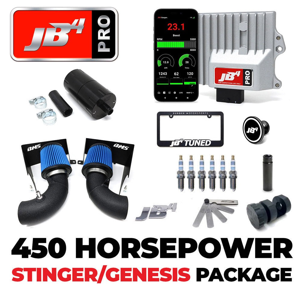JB4PRO 450 Wheel Horsepower 3.3L KIA Stinger / Genesis G70 Package ***Intakes backordered est to ship end of Aug***
