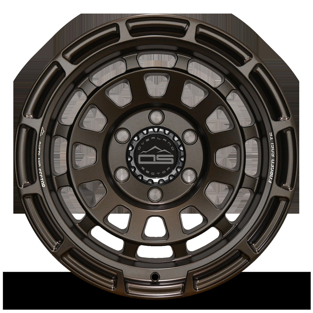 Overland Sector Badlander Forged 17x9 -12 6x139.7mm 106.1mm All Satin Bronze