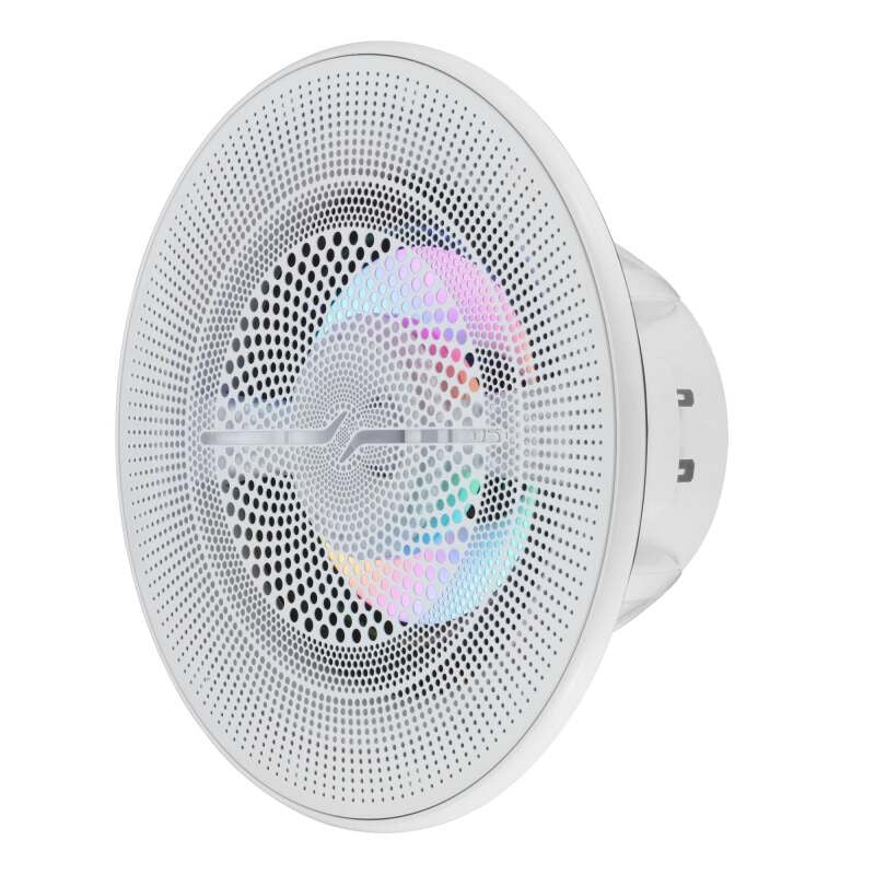 DS18 8in 2-Way 175 Watts RMS 4ohm Digital LED Lights Bullet Tweeter White