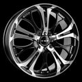 HD Wheels Spinout 18x7.5 +40 4x100/4x114.3mm 73.1mm Gloss Black/Machined Face