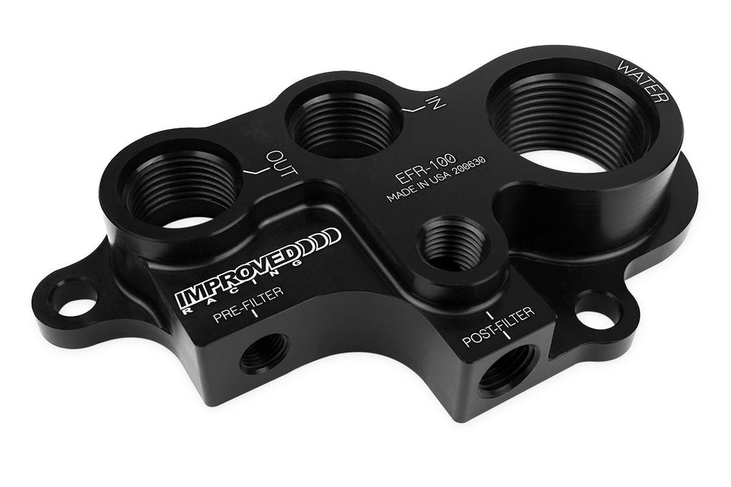 Improved Racing Remote Oil Filter & Cooler Adapter, 4.6 and 5.4 Ford Modular V8