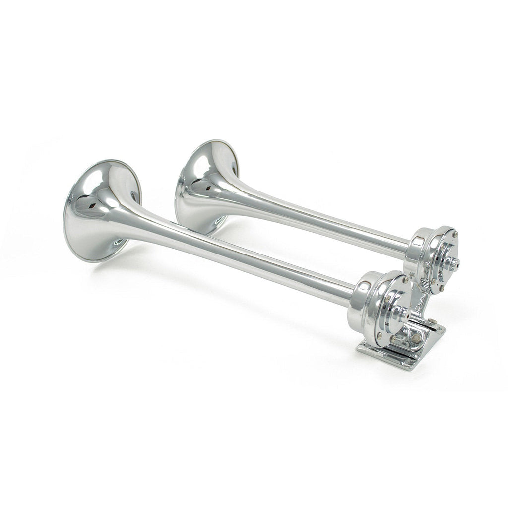 Strombos Chrome Duplex Nautical Horn