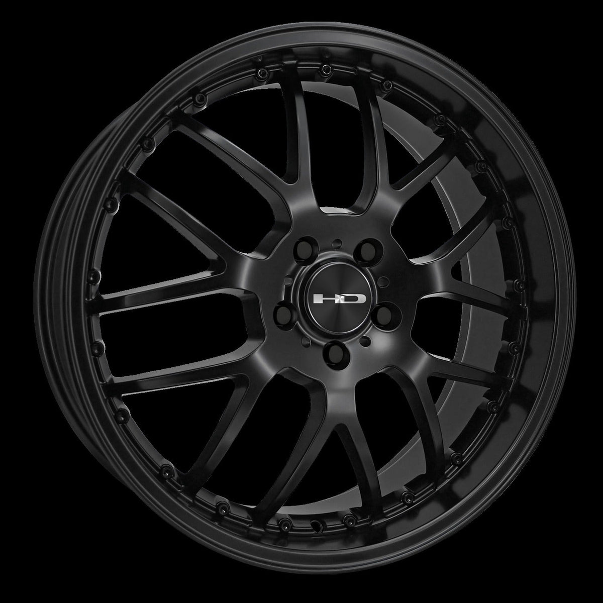 HD Wheels MSR 18x7.5 +35 5x120mm 74.1mm Satin Black