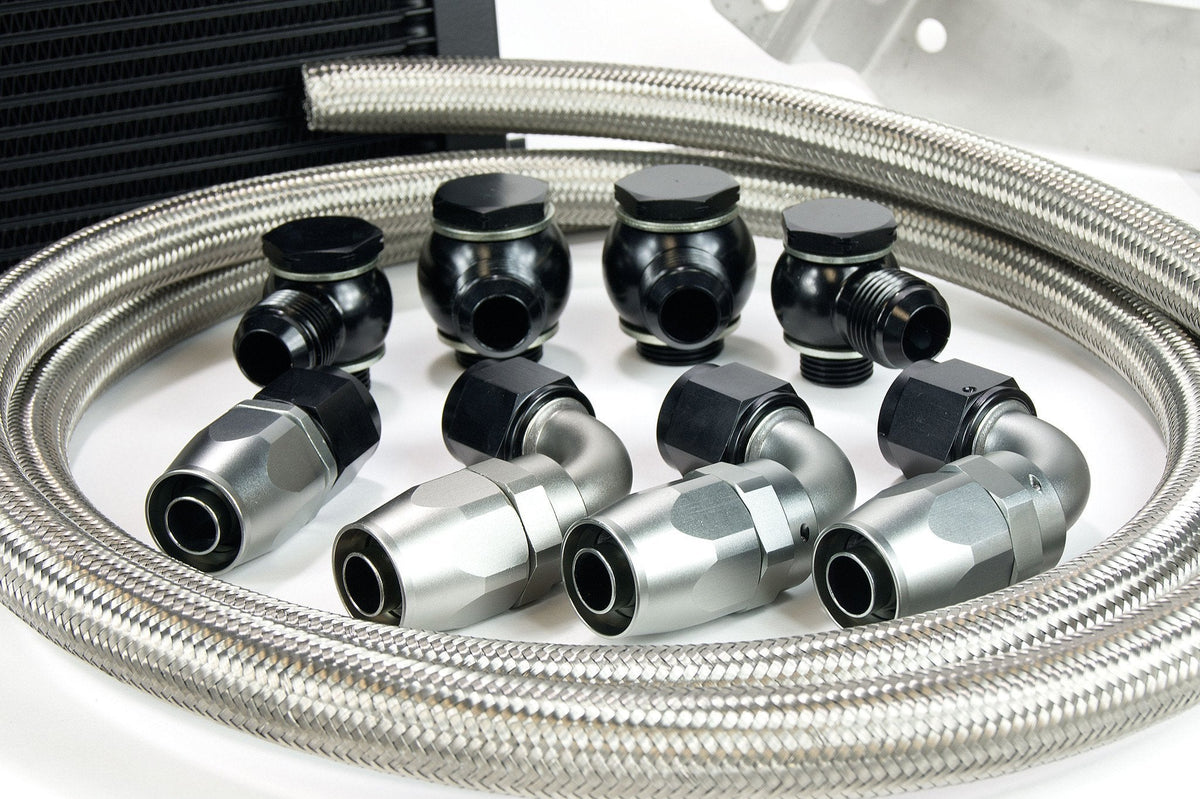 MAP Rev2 Oil Cooler Kit with Mounting Brackets | 2008-2015 Mitsubishi Evo X (EVOX-OCK-LW/SS)