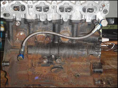 MAP MIVEC Oil Feed Line for 2.0L/2.4L Evo 9 Conversion