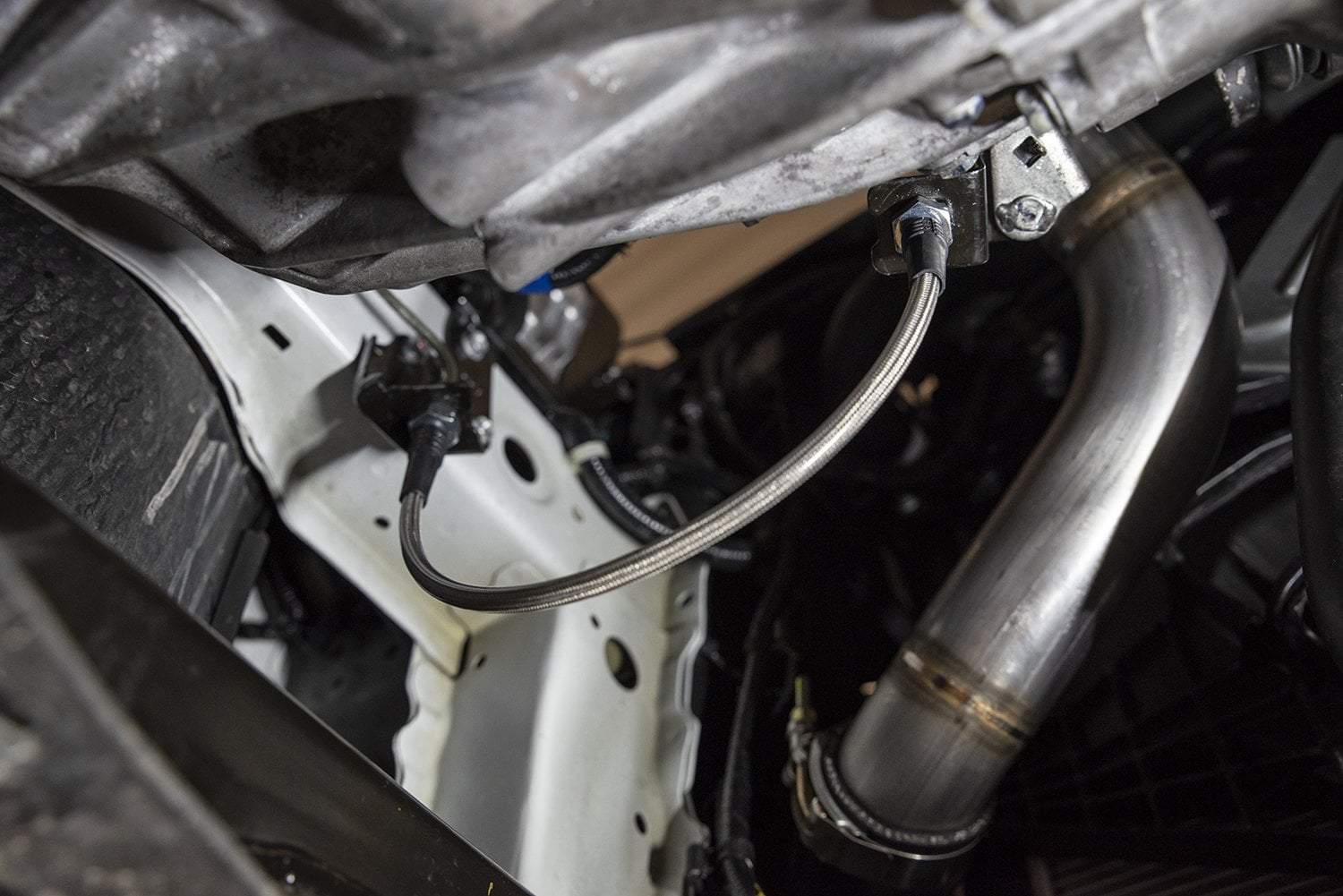 MAP Stainless Braided Clutch Line | 2016+ Honda Civic 1.5T (HDAX-CLK-SS)