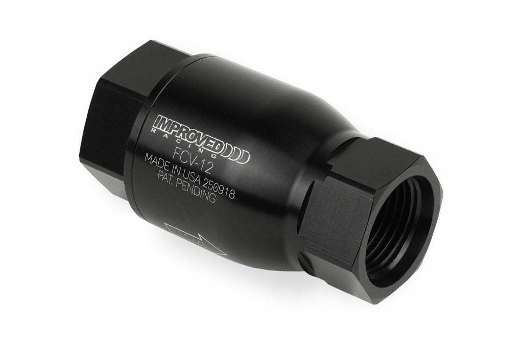 Improved Racing High-Flow, Low Cracking Pressure Flapper Check Valve, -10AN O-Ring Boss Female
