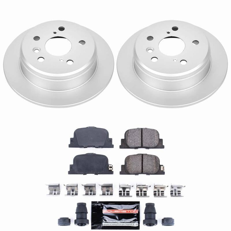 Power Stop 00-01 Lexus ES300 Rear Z23 Coated Brake Kit
