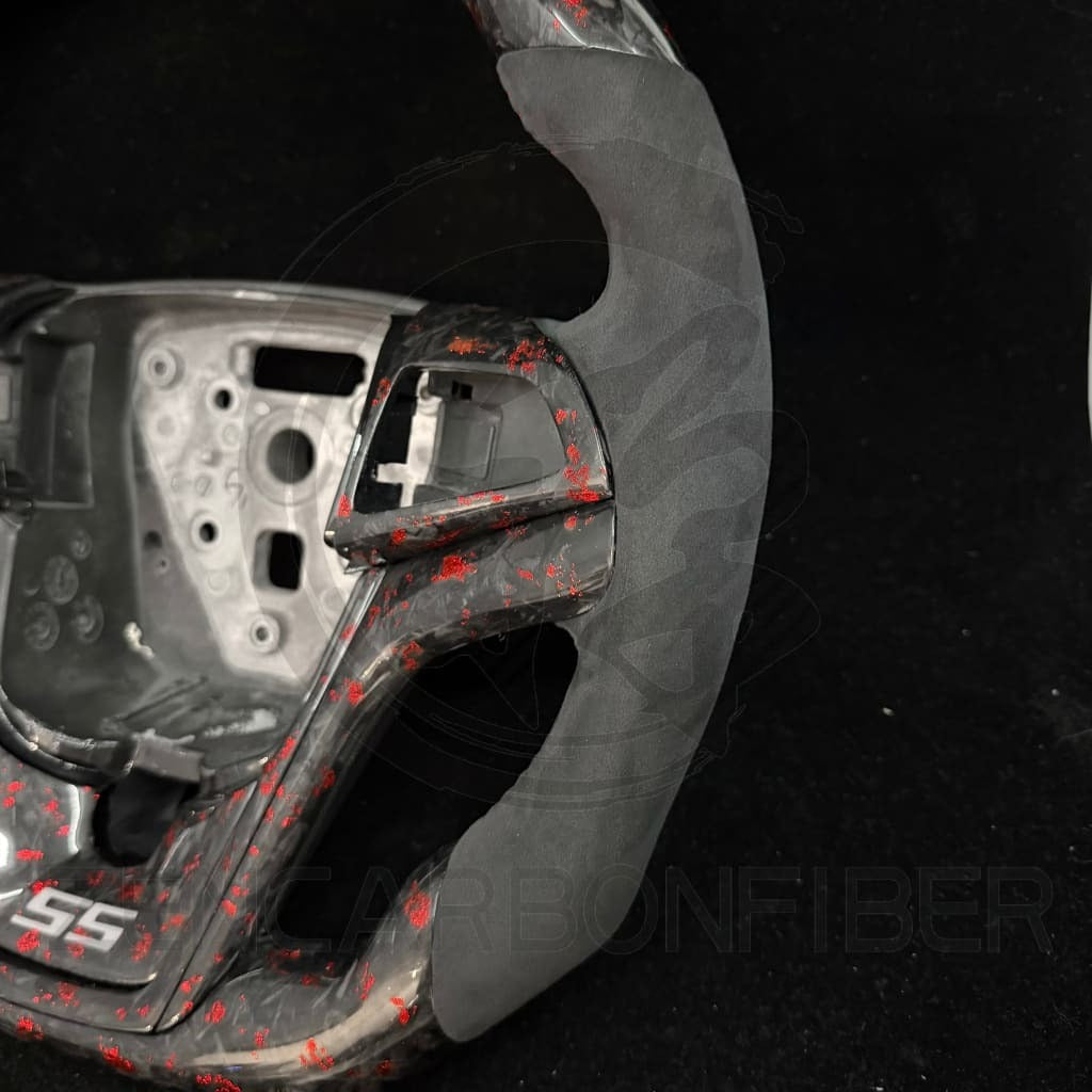 IN STOCK - 2012-2015 Chevrolet Camaro Carbon Fiber Steering Wheel(NO paddle shifters)