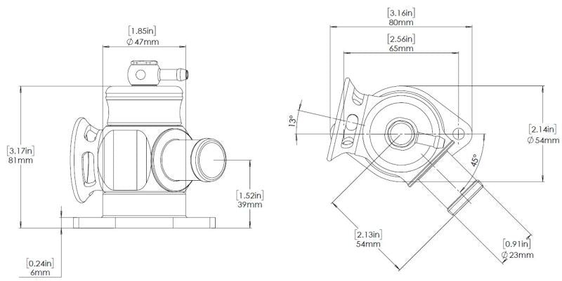 Turbosmart BOV Kompact HKS Plumb Back