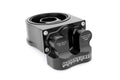 Improved Racing Oil Filter Sandwich Plate with Thermostat for Oil Coolers, 90-Degree Ports, 200°F