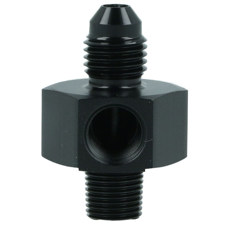 Thread Adapter -AN Male to Male with NPT Sensor Port