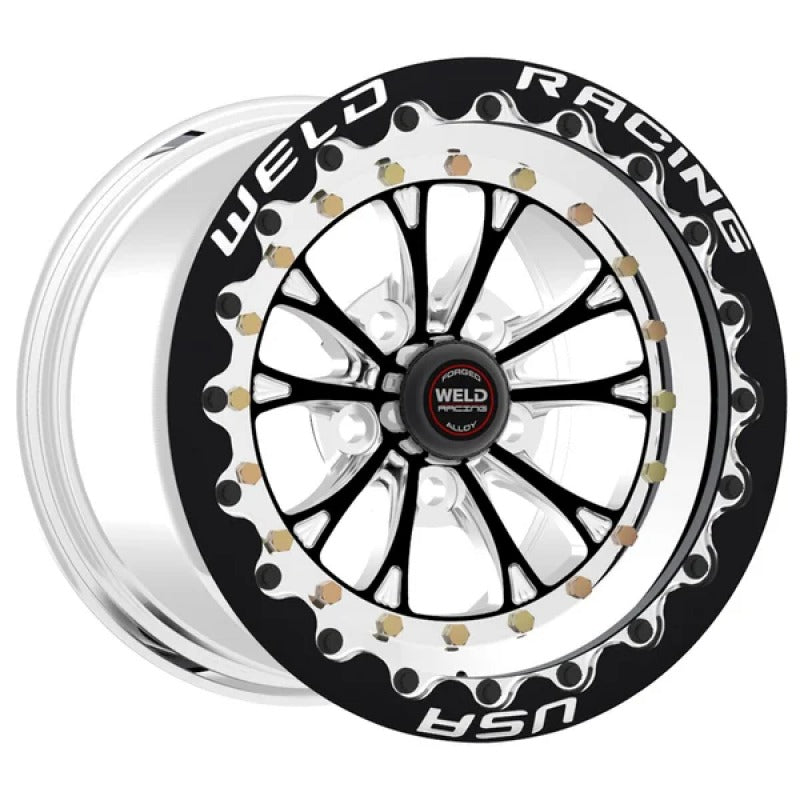Weld Vitesse 17x10 / 5x4.5mm BP / 8in. BS Low Pad Black Wheel - Black SBL