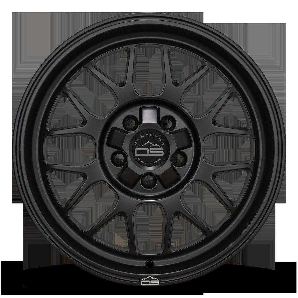 Overland Sector Hyperdrive Flow Formed 17x8.5 +25 5x108/5x114.3 73.1mm All Satin Black