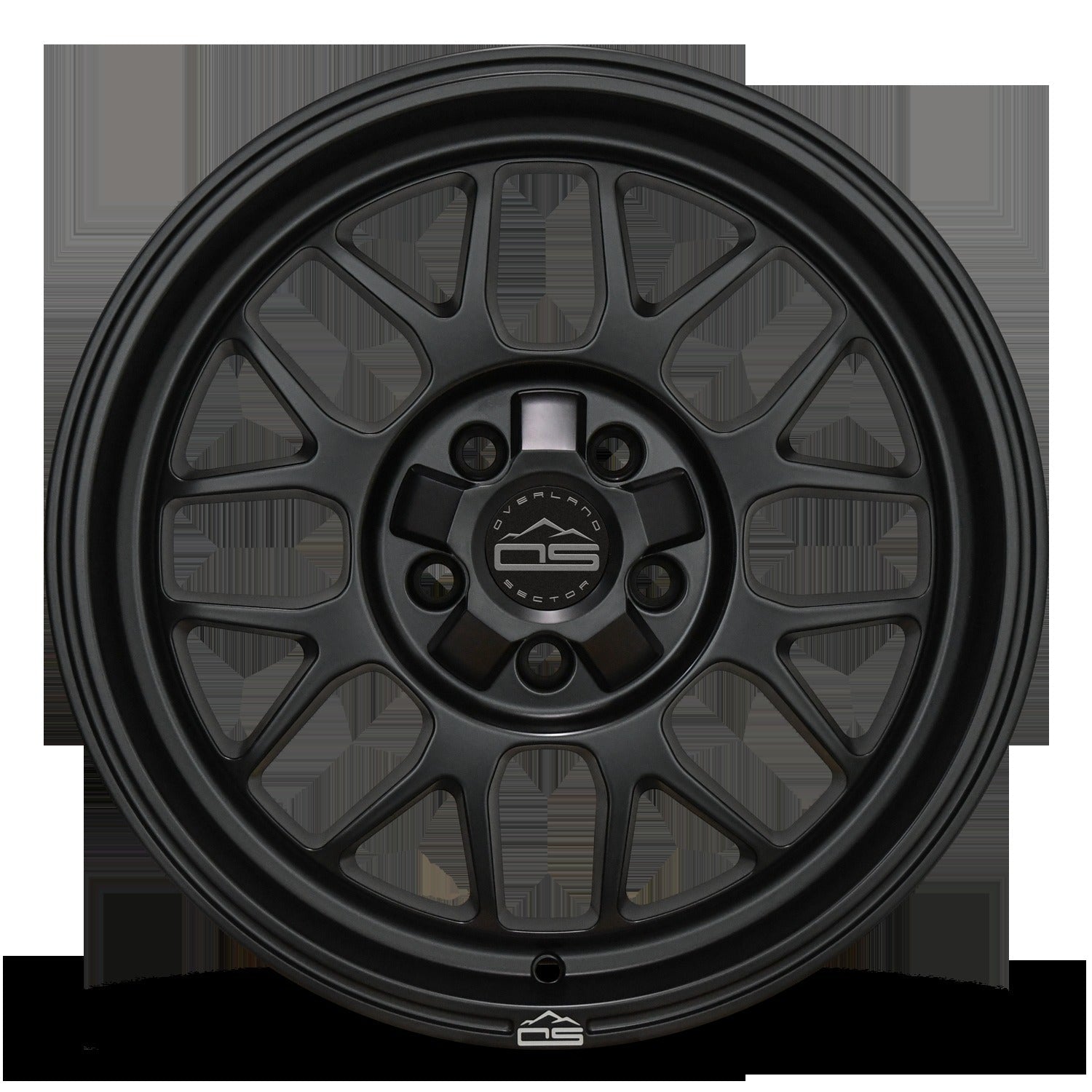 Overland Sector Hyperdrive Flow Formed 17x8.5 +25 5x108/5x114.3 73.1mm All Satin Black