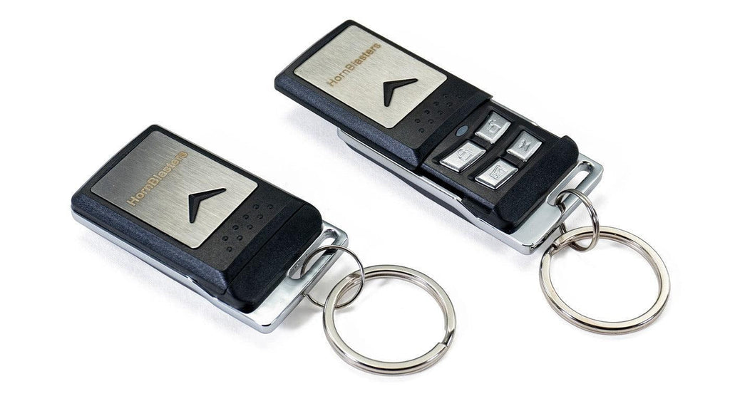 HornBlasters 4 Channel Car Alarm with Flip Remote