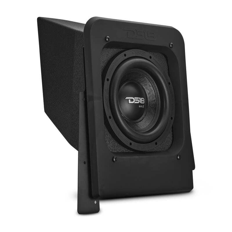 DS18 2015+ Polaris Slingshot Rear Subwoofer and Enclosure w/ EXL-X10.4D Subwoofer- Black Finish