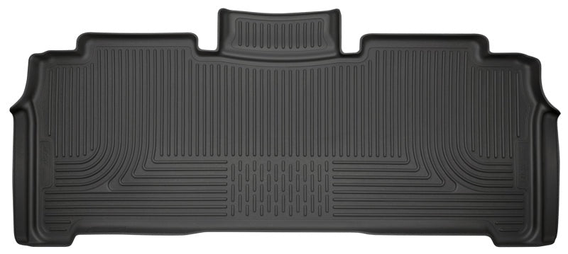 Husky Liners 2017 Chrysler Pacifica (Stow and Go) WeatherBeater 2nd Row Black Floor Liners