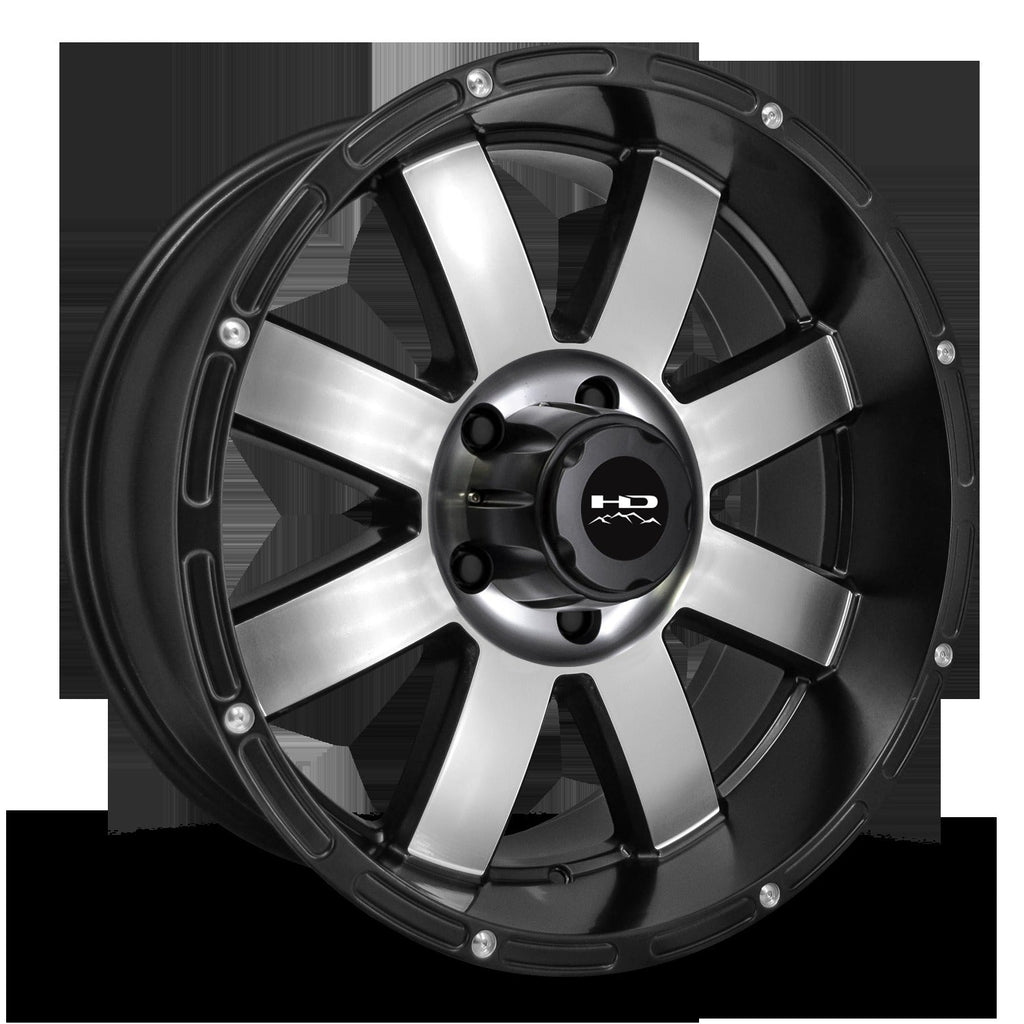 HD Off-Road 8-Point | Satin Black Machined Face