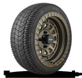 HD Golf Wheel & Tire Package ( 1pc ) 14x7.0 Venture All Satin Bronze w ( 1pc ) 205/40-14 All-Season Tire