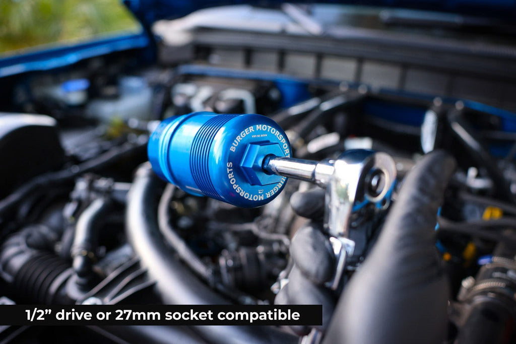 BMS Magnetic Billet Aluminum Oil Filter Cap for 2015-2020 Ford F150 2.7L V6