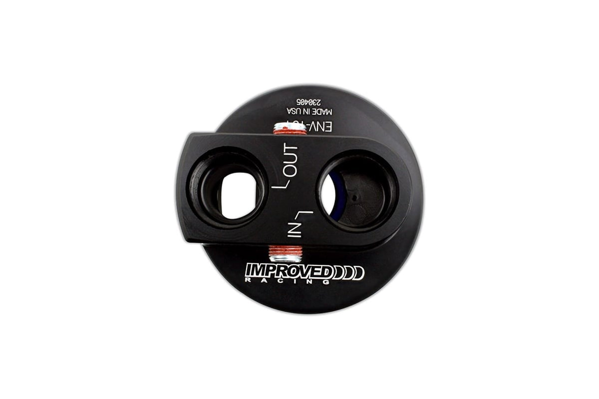Improved Racing Remote Oil Filter Take-Off Adapter Plate, 3/4"-16 Filter Thread