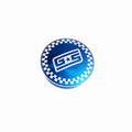 GrimmSpeed Swap-Top Shift Knob Caps - Checkered Blue